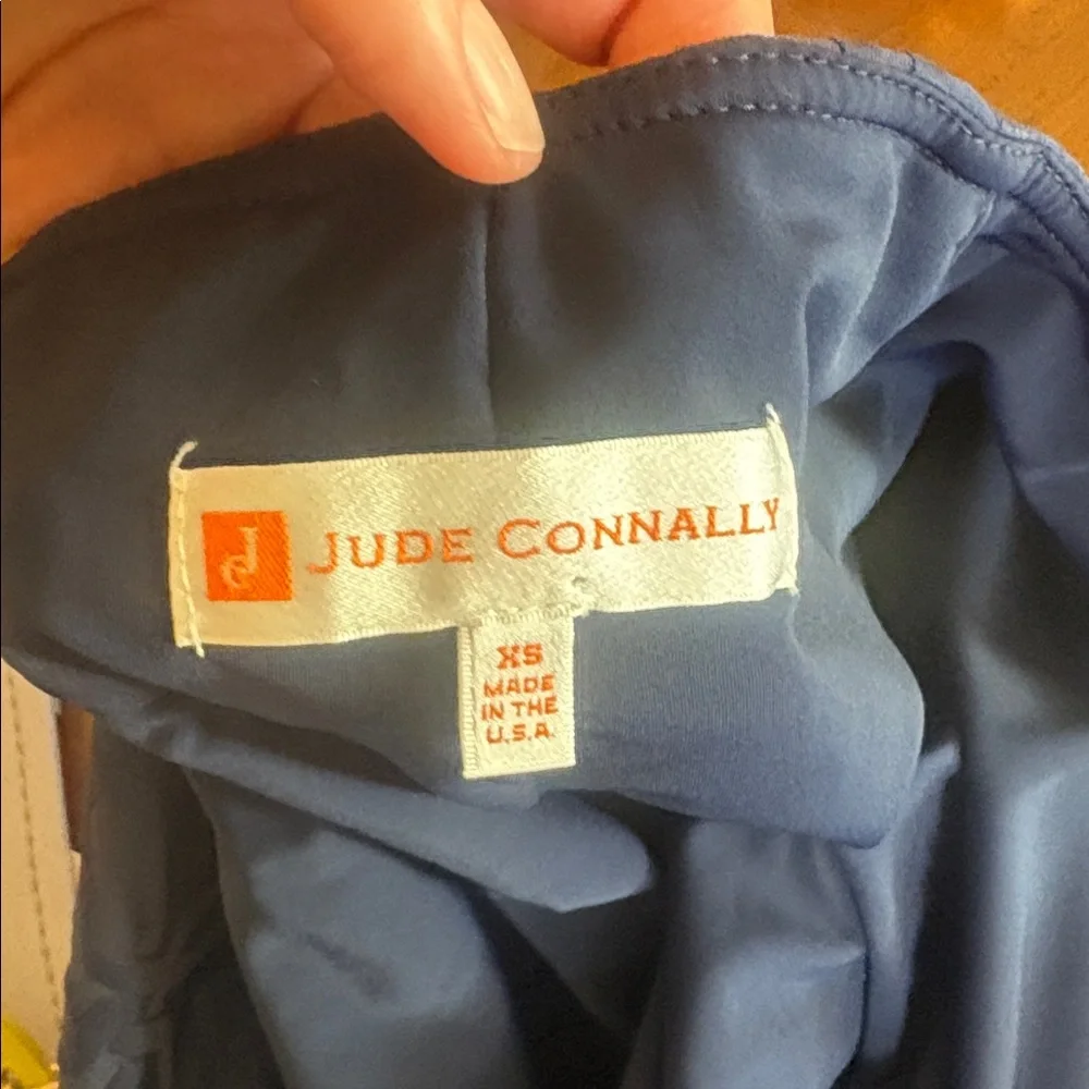 Jude Connally Fern Solid Jacquard Pull-On Skort navy - Picture 9 of 13